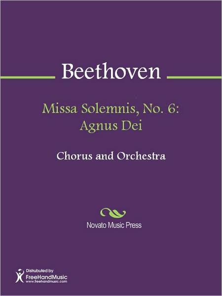 Missa Solemnis, No. 6: Agnus Dei
