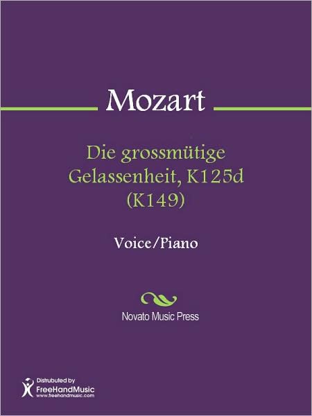 Die grossmutige Gelassenheit, K125d (K149)