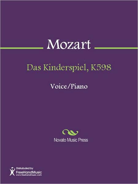 Das Kinderspiel, K598