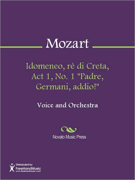 Idomeneo, re di Creta, Act 1, No. 1 "Padre, Germani, addio!"