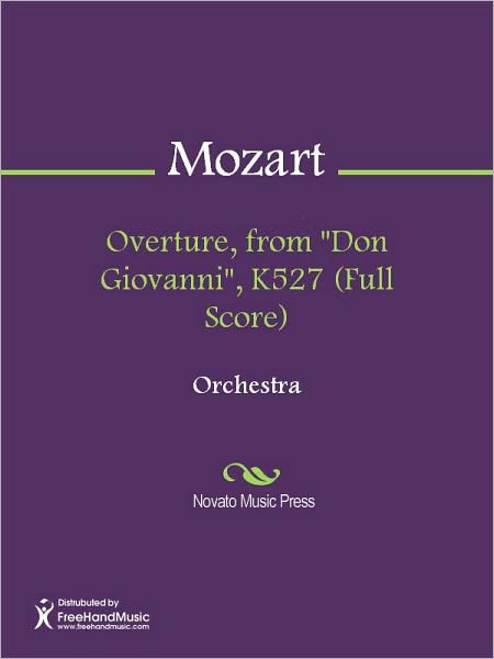 Overture, from "Don Giovanni", K527 (Full Score)