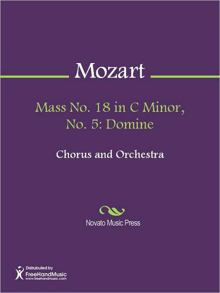 Mass No. 18 in C Minor, No. 5: Domine