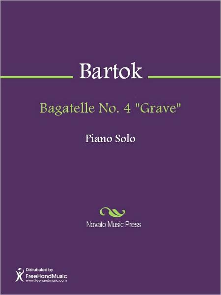 Bagatelle No. 4 "Grave"