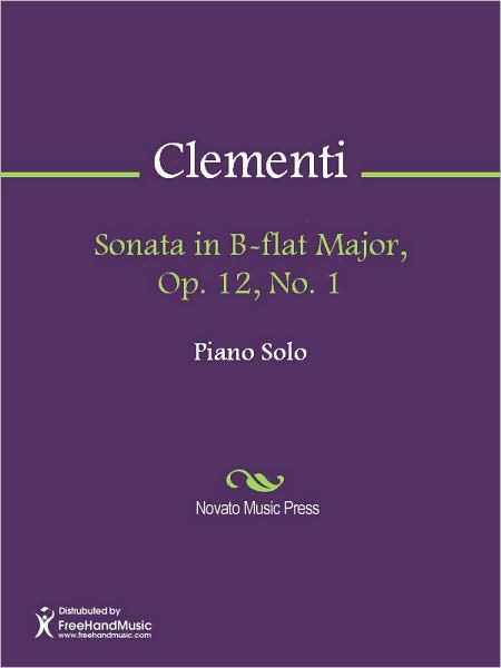 Sonata in B-flat Major, Op. 12, No. 1