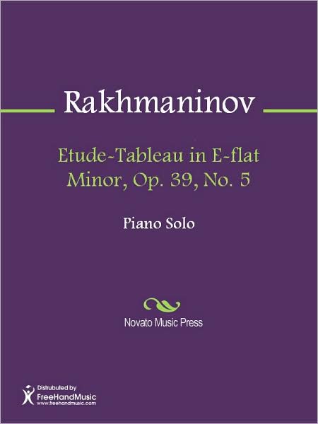 Etude-Tableau in E-flat Minor, Op. 39, No. 5