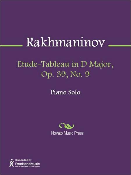 Etude-Tableau in D Major, Op. 39, No. 9