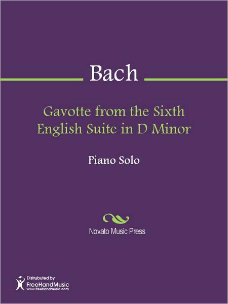 Gavotte from the Sixth English Suite in D Minor
