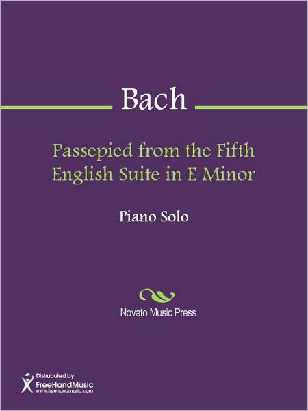 Passepied from the Fifth English Suite in E Minor