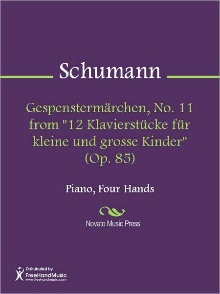Gespenstermarchen, No. 11 from "12 Klavierstucke fur kleine und grosse Kinder" (Op. 85)