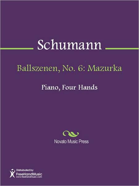 Ballszenen, No. 6: Mazurka