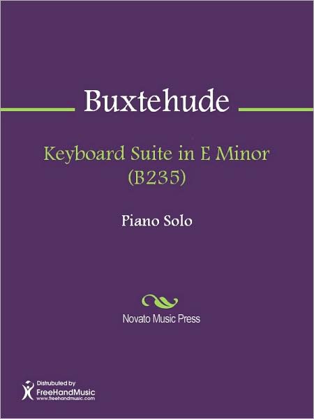 Keyboard Suite in E Minor (B235)