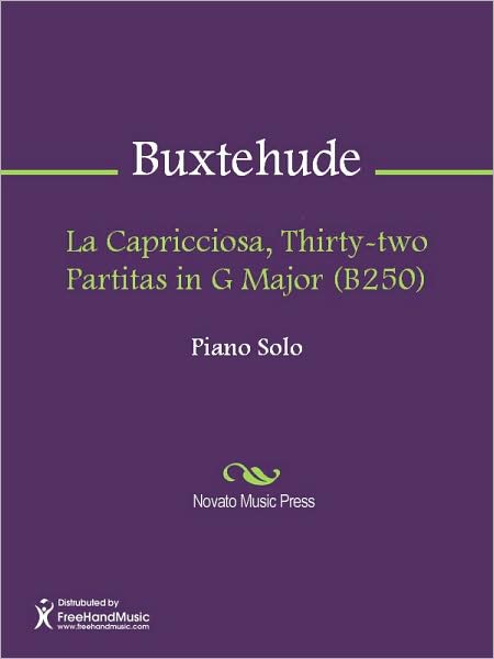 La Capricciosa, Thirty-two Partitas in G Major (B250)
