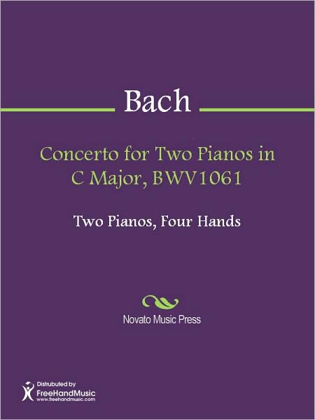 Concerto for Two Pianos in C Major, BWV1061