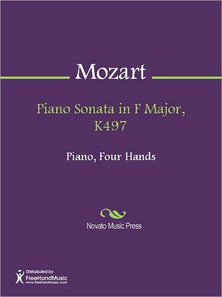 Piano Sonata in F Major, K497