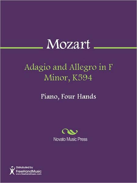 Adagio and Allegro in F Minor, K594