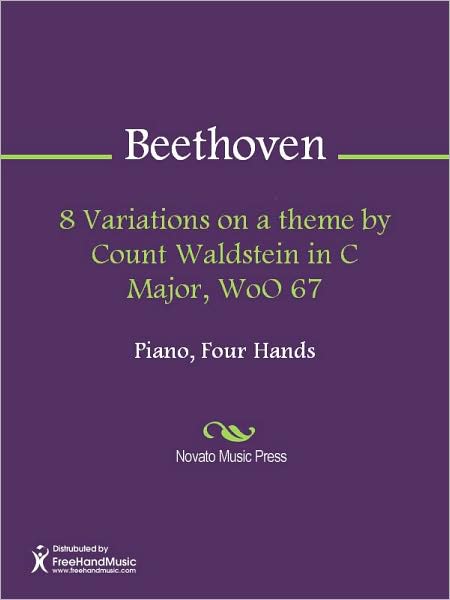 8 Variations on a theme by Count Waldstein in C Major, WoO 67