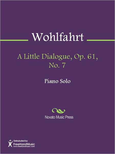 A Little Dialogue, Op. 61, No. 7