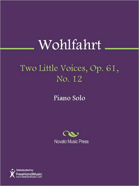 Two Little Voices, Op. 61, No. 12
