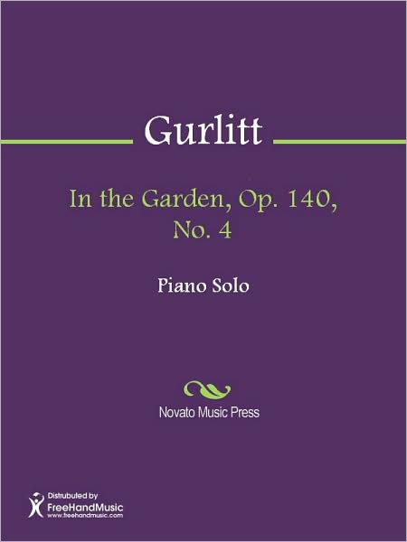 In the Garden, Op. 140, No. 4