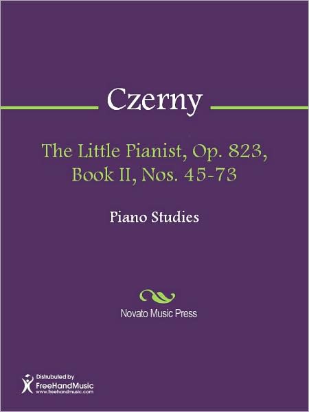 The Little Pianist, Op. 823, Book II, Nos. 45-73
