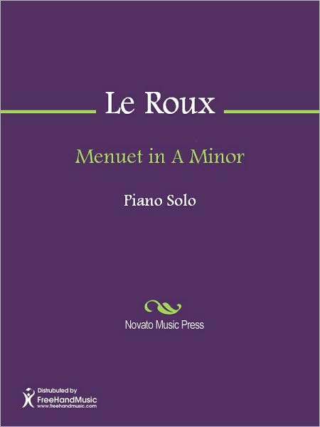 Menuet in A Minor