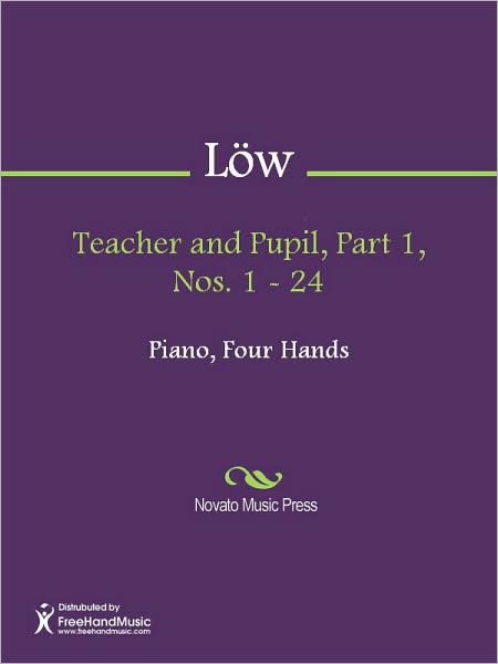 Teacher and Pupil, Part 1, Nos. 1 - 24