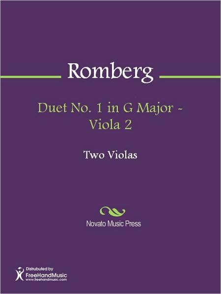Duet No. 1 in G Major - Viola 2