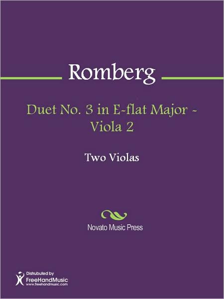 Duet No. 3 in E-flat Major - Viola 2