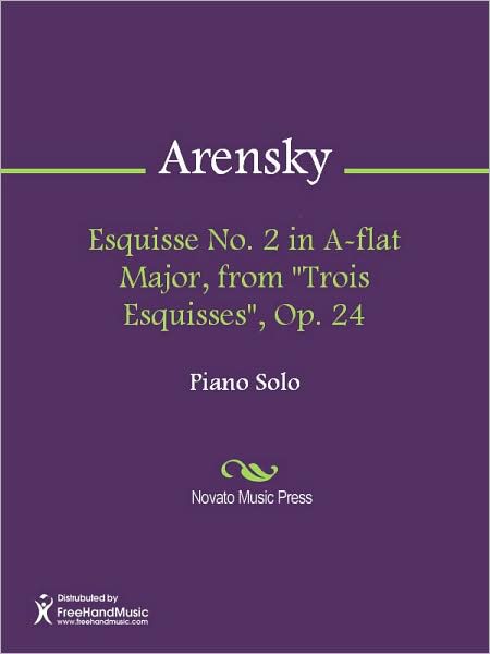 Esquisse No. 2 in A-flat Major, from "Trois Esquisses", Op. 24