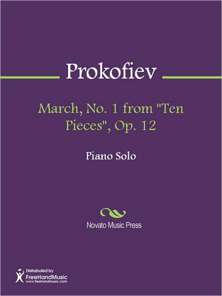 March, No. 1 from "Ten Pieces", Op. 12