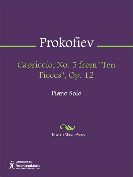 Capriccio, No. 5 from "Ten Pieces", Op. 12