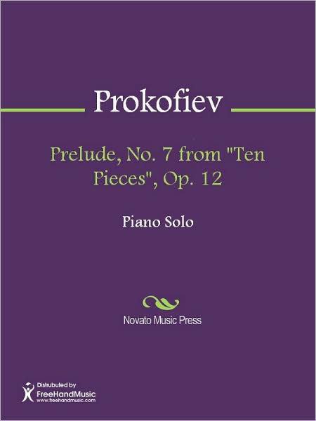 Prelude, No. 7 from "Ten Pieces", Op. 12