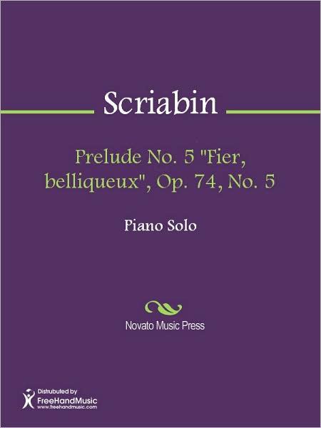 Prelude No. 5 "Fier, belliqueux", Op. 74, No. 5