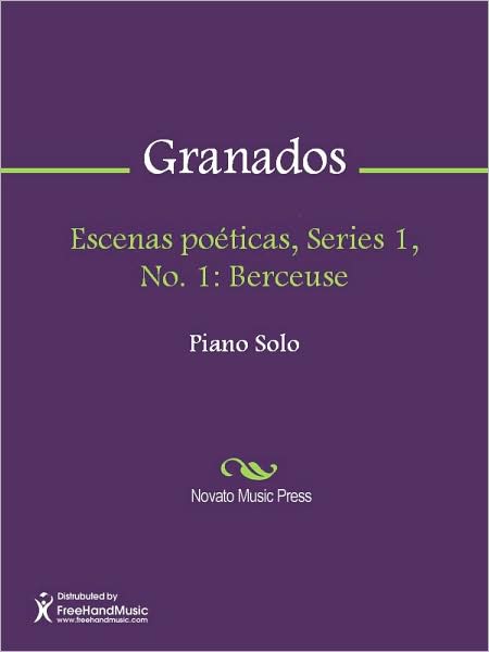 Escenas poeticas, Series 1, No. 1: Berceuse