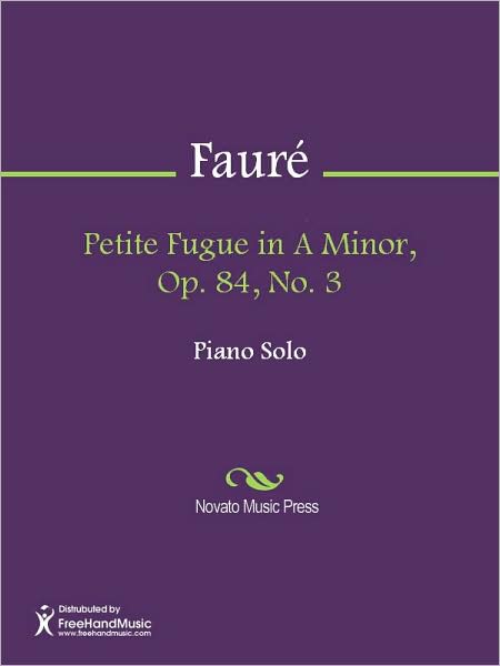 Petite Fugue in A Minor, Op. 84, No. 3