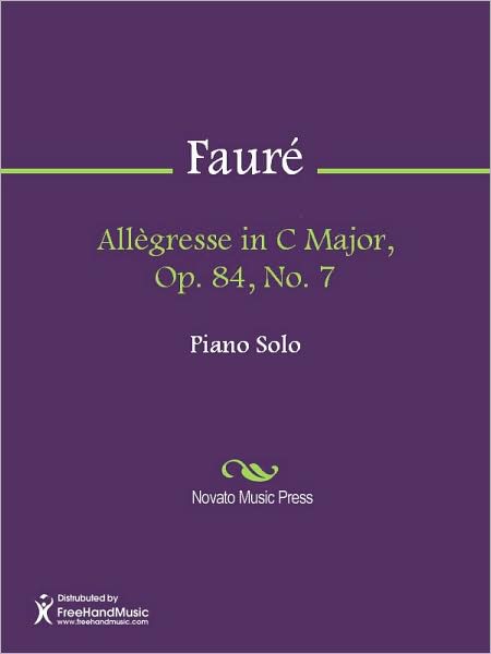 Allegresse in C Major, Op. 84, No. 7