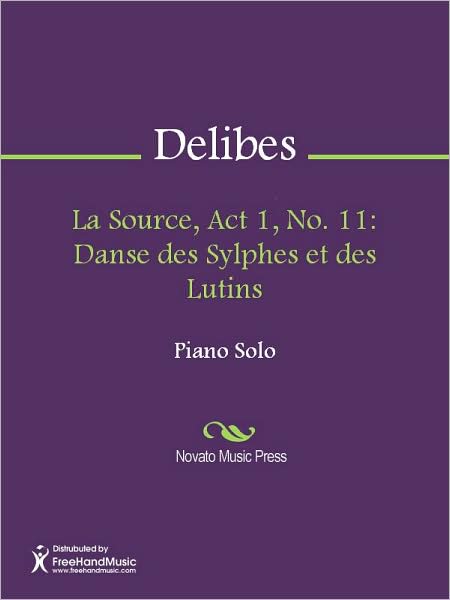 La Source, Act 1, No. 11: Danse des Sylphes et des Lutins