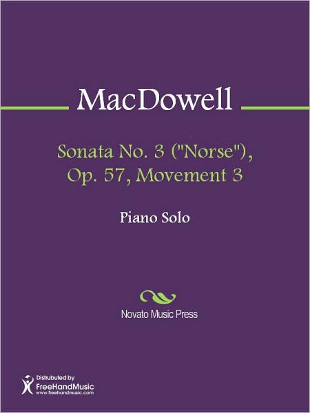 Sonata No. 3 ("Norse"), Op. 57, Movement 3