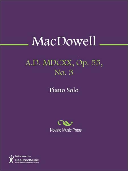 A.D. MDCXX, Op. 55, No. 3