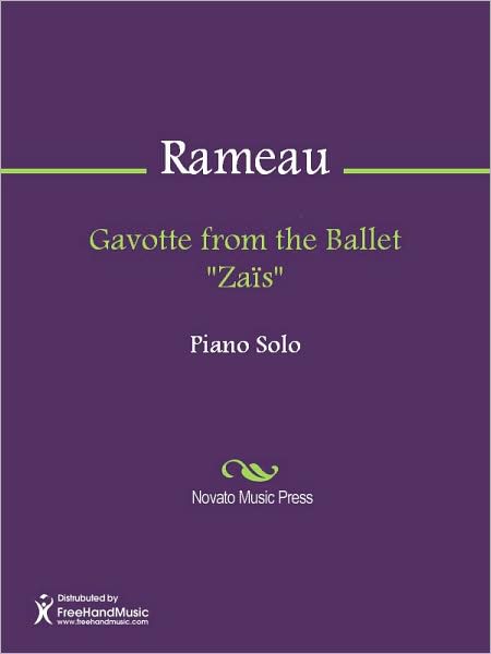 Gavotte from the Ballet "Zais"