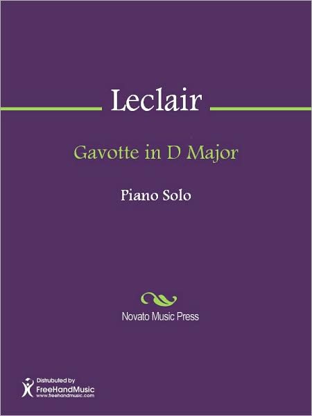 Gavotte in D Major
