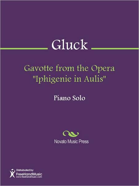 Gavotte from the Opera "Iphigenie in Aulis"