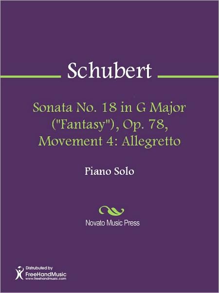 Sonata No. 18 in G Major ("Fantasy"), Op. 78, Movement 4: Allegretto