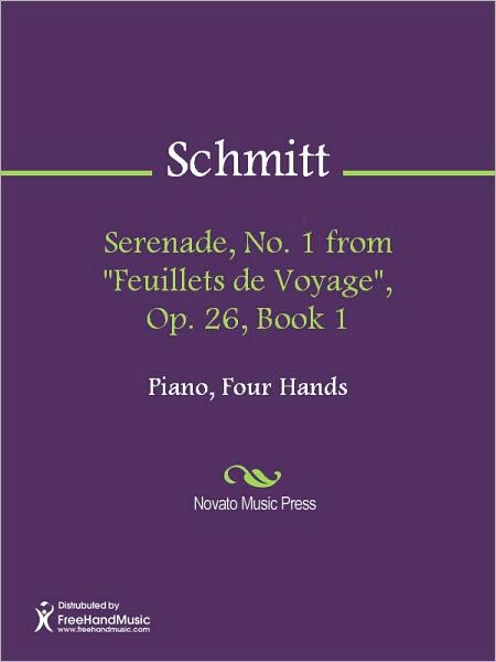 Serenade, No. 1 from "Feuillets de Voyage", Op. 26, Book 1
