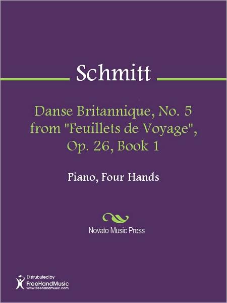 Danse Britannique, No. 5 from "Feuillets de Voyage", Op. 26, Book 1