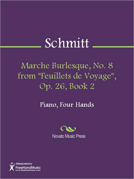 Marche Burlesque, No. 8 from "Feuillets de Voyage", Op. 26, Book 2