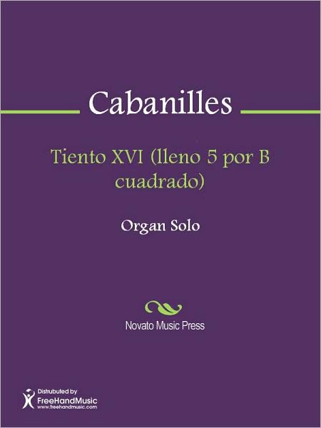 Tiento XVI (lleno 5 por B cuadrado)