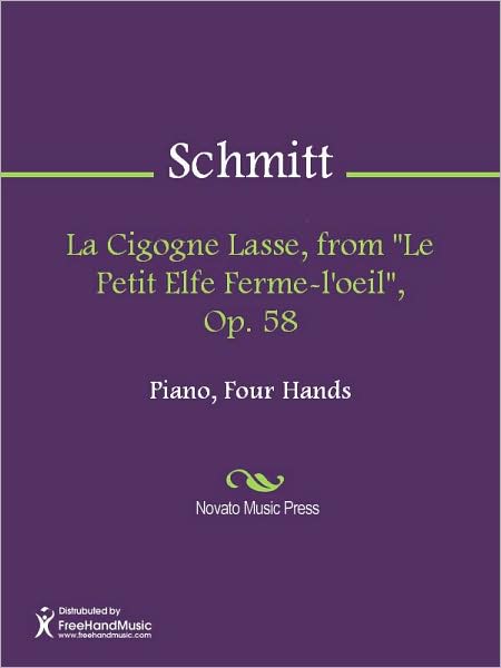 La Cigogne Lasse, from "Le Petit Elfe Ferme-l'oeil", Op. 58