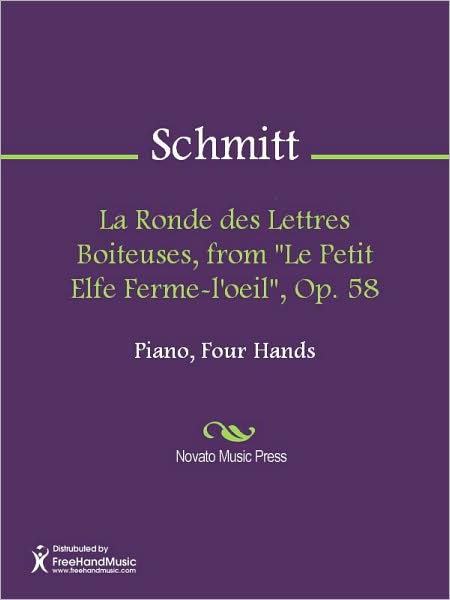 La Ronde des Lettres Boiteuses, from "Le Petit Elfe Ferme-l'oeil", Op. 58
