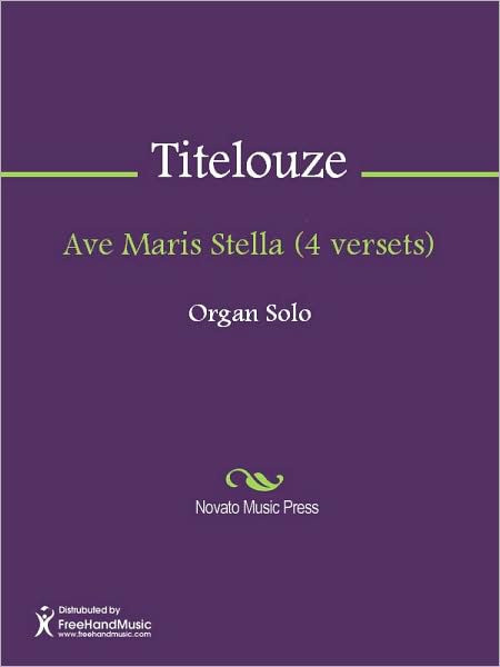 Ave Maris Stella (4 versets)